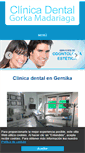 Mobile Screenshot of clinicadentalgorkamadariaga.com